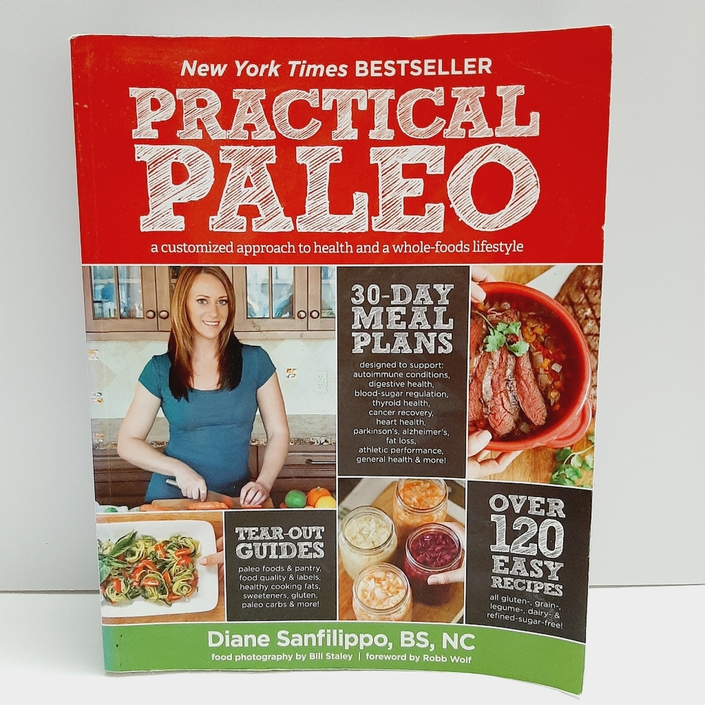 Practical Paleo Cookbook by Diane Sanfilippo - Red Cover